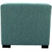 MJL Furniture Designs Upholstered Cubed Square Olivia Series Ottoman 17 x 19 x 19 Teal