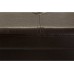 Simplify Kennedy Home Collection 30-Inch Faux Leather Folding Storage Ottoman Choco