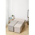 Song Han 15 Storage Ottoman with Wheels Color Beige