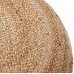 The Knitted Co. 100% Natural Jute Pouf Handmade Braided Ottoman Farmhouse Rustic Accent Furniture Footrest Round Bean Bag for Living Room Bedroom Kids Room Natural 16 x 16 x 18