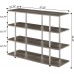 Convenience Concepts Designs2Go XL Highboy 4-Tier TV Stand Weathered Gray