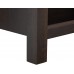 ROCKPOINT TV Stand Storage Media Console for TV's up to 65 Inches 58 with 4 Storage Shelves Mahogany Brown