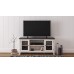 Signature Design by Ashley Dorrinson Farmhouse TV Stand with Fireplace Option Fits TVs up to 58 Whitewash