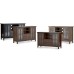 SIMPLIHOME Artisan SOLID WOOD Universal TV Media Stand 53 inch Wide Contemporary Living Room Entertainment Center Storage Shelves and Cabinets for Flat Screen TVs up to 60 inches in Russet Brown