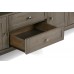 SIMPLIHOME Warm Shaker SOLID WOOD Universal TV Media Stand 72 Wide Living Room Entertainment Center Storage Shelves and Cabinets for Flat Screen TVs up to 80 inches in Distressed Grey