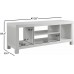 Sturdy Wooden TV Stand for TVs up to 42 for Living Room Bedroom Multiple Colors White